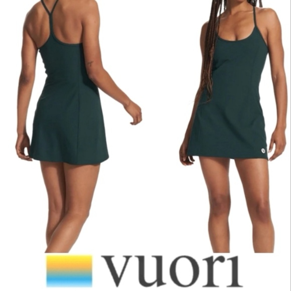 Vuori Dark Green One Shot Tennis Dress - like New - Size M